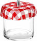 Garibaldi Garibaldi General Use Food Jar Vase Sugar Coffee with Lid Glass Transparent 2500ml