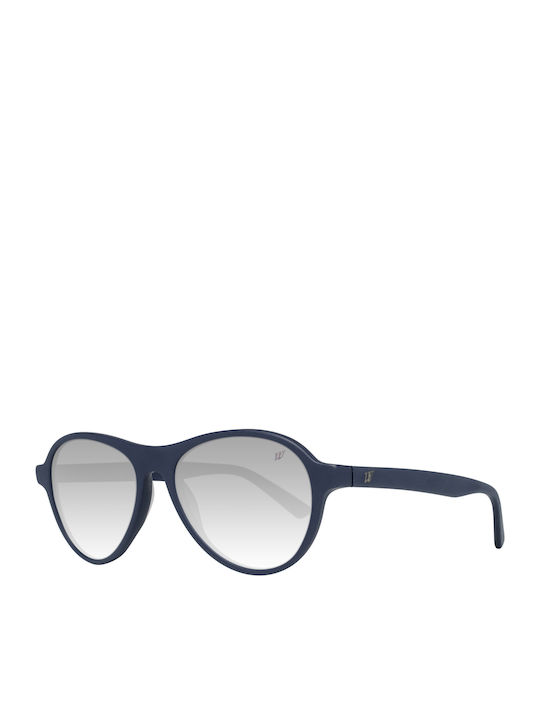 Web Unisex Sunglasses with Blue Plastic Frame a...