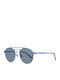 Web Sunglasses with Blue Metal Frame WE0249 91C