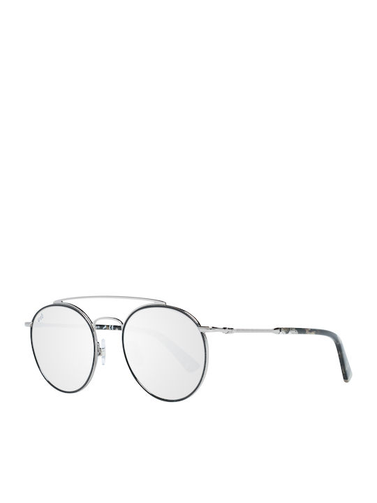 Web Men's Sunglasses with Silver Metal Frame WE0188 08C