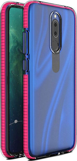 Hurtel Spring Back Cover Σιλικόνης 1mm Φούξια (Huawei Mate 20 Lite)