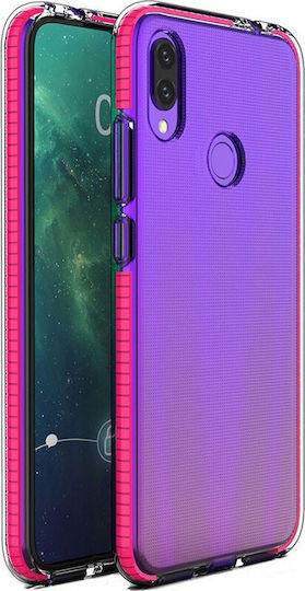 Hurtel Spring Back Cover Σιλικόνης 1mm Φούξια (Huawei P Smart 2019)