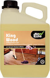 New Line King Wood Cleaning Liquid for Floor With Bitter Almond Fragrance 3lt
