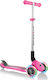 Globber Kids Scooter Foldable Primo Lights 3-Wheel for 3+ Years Pink