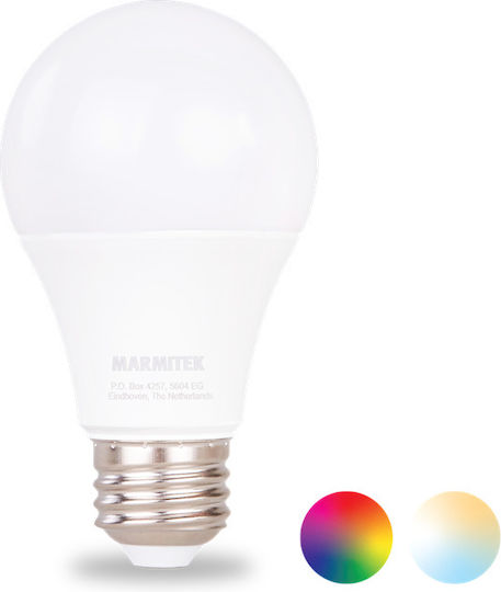 Marmitek Glow Mo Smart Λάμπα LED 9W για Ντουί E27 και Σχήμα A60 RGBW 806lm Dimmable