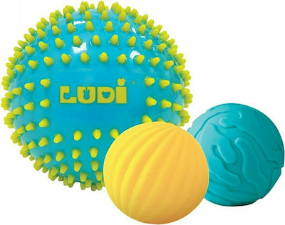 Ludi Ball Sensory Balls 3-Pack for 6++ Months