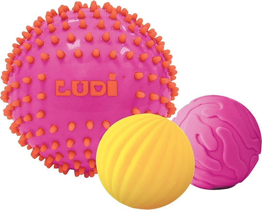 Ludi Sensory Balls 3-Pack for 6+ Months
