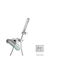 Paini Morgana Bathtub Shower Faucet Complete Set Silver