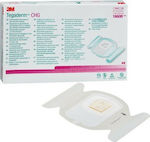 3M Sterilizate Plasturi Autoadezivi Tegaderm CHG Pansament de fixare IV cu gluconat de clorhexidină 8.8x7cm 1buc