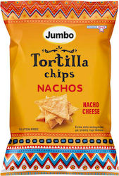 Ohonos Snack Chips Jumbο Tortilla Nacho Cheese Gluten Free 110gr 1pcs