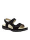 Scholl Athena Women's Flat Sandals Anatomic in Black Color