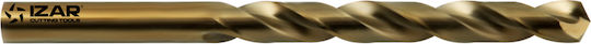 Izar Set of 10 Drills Cobaltium Titanium with Cylindrical Shank for Metal