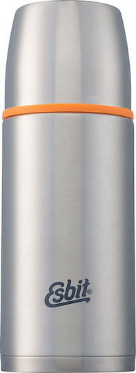Esbit Steel Vacuum Flask Sticlă Termos Oțel inoxidabil Fără BPA 500ml Argintiu cu Cap-Cup