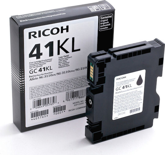 Ricoh GC 41KL Original InkJet Printer Ink Black (405765)