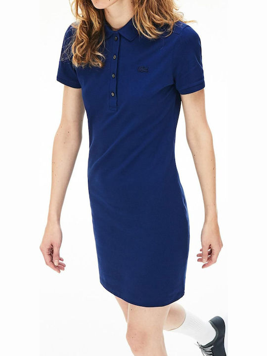 Lacoste Лятна Mini T-shirt Рокля Синя