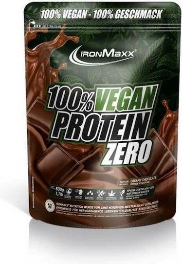IronMaxx 100% Vegan Zero Laktosefrei mit Geschmack Chocolate Cream 500gr