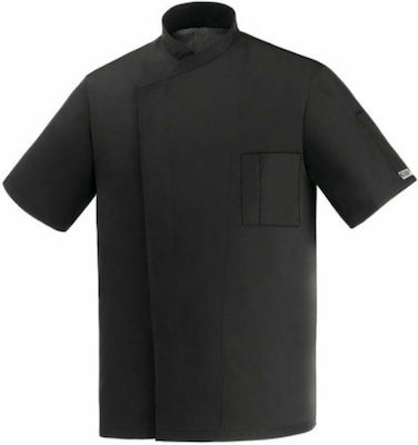 Egochef Ottavio Chef Short Sleeve Microfiber Jacket Black