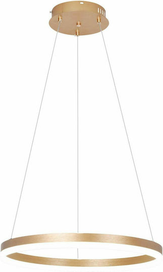 Sun Light LED Κρεμαστό Φωτιστικό Χρυσό 51εκ.