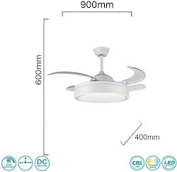 Sun Light Jasper Deckenventilator 90cm Mit Leuc...