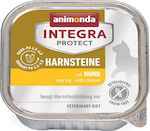 Animonda Integra Protect Harnsteine Nasses Katzenfutter für Katze in Tablett mit Huhn 100gr 12611