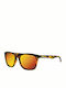 Zippo Men's Sunglasses with Brown Metal Frame and Orange Lens OB35-03