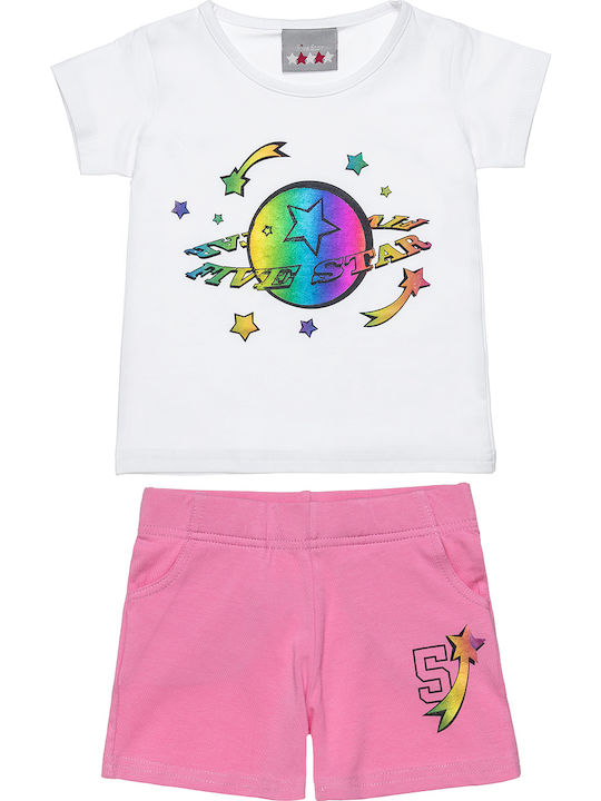 Alouette Kids Set with Pants Summer 2pcs White