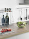 Metaltex Tabletop Balsamico Metal Base 35x35x37cm Silver