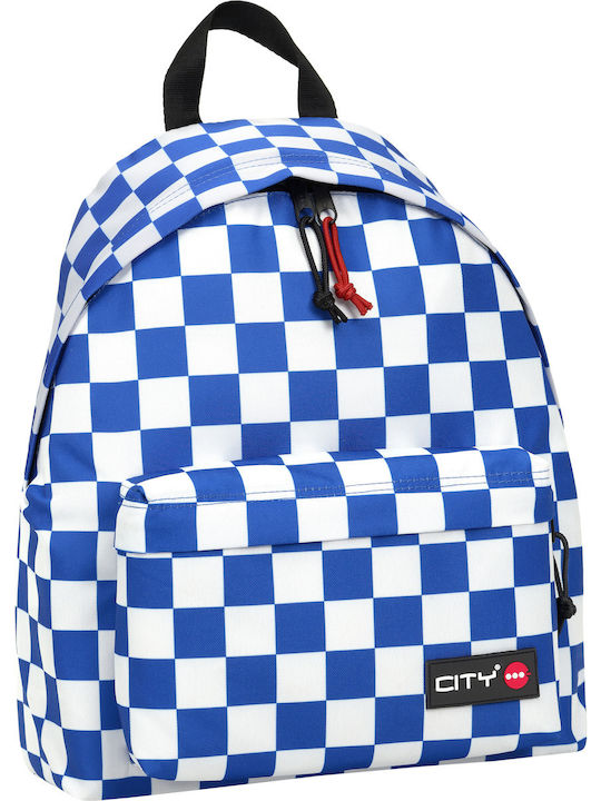 Lyc Sac City The Drop Blue Checkers Σχολική Τσά...