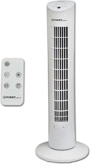 First Austria Ventilator Turm 60W mit Fernbedienung Weiß