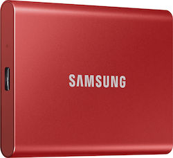 Samsung Portable SSD T7 USB 3.2 / USB-C Externe SSD 1TB 2.5" Metallic Red