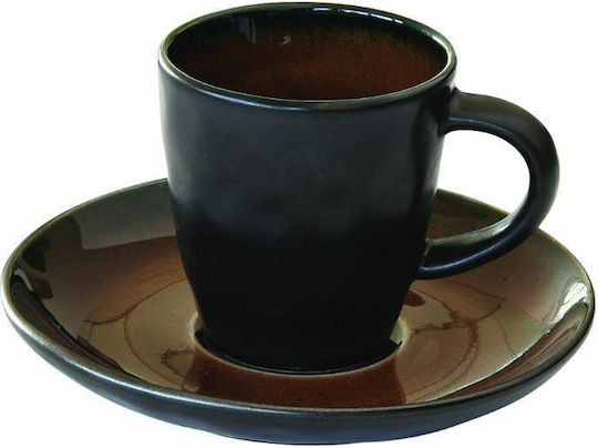 Easy-Life Φλιτζάνι Espresso Κεραμικό Μαύρο 80ml