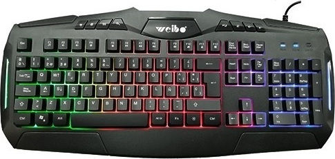 Weibo WB-540 Gaming Keyboard with RGB lighting (English US)