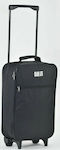 Colorlife 18696 Cabin Travel Suitcase Fabric Black with 2 Wheels Height 53cm.