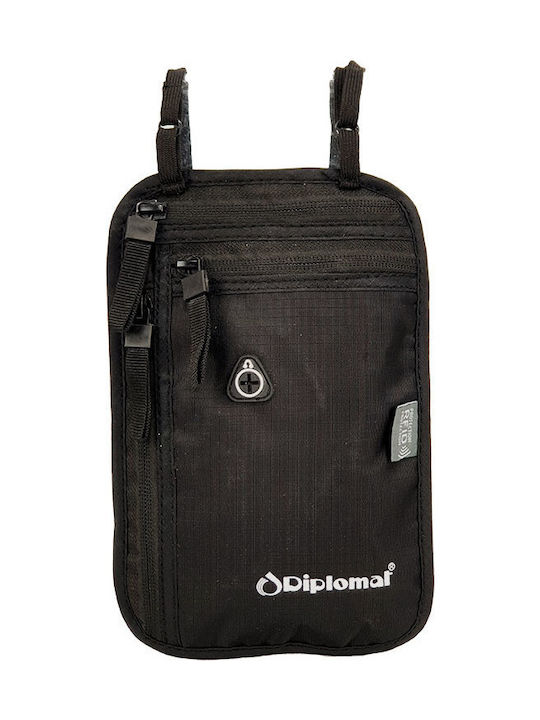 Diplomat ACSEC2 Ανδρική Τσάντα Ώμου / Χιαστί σε Μαύρο χρώμα