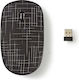 Nedis Premium Fabric Wireless Mouse Black