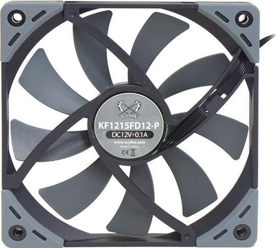 Scythe Kaze Flex Slim 120mm 3-Pin Case Fan Gray