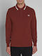 Fred Perry Herren Shirt Langarm Polo Burgundisch