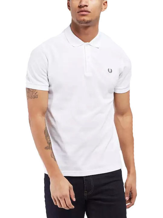 Fred Perry Polo T-Shirt Weiß