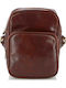 Crossbody Δερμάτινη Ανδρική Τσάντα Ώμου / Χιαστί Ταμπά