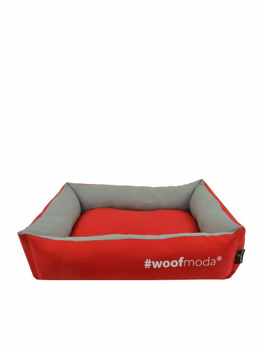 Woofmoda 911-1001 Poof Dog Bed Red 53x46cm