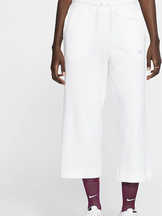 Sportswear Damen Jogginghosen Capri Weiß