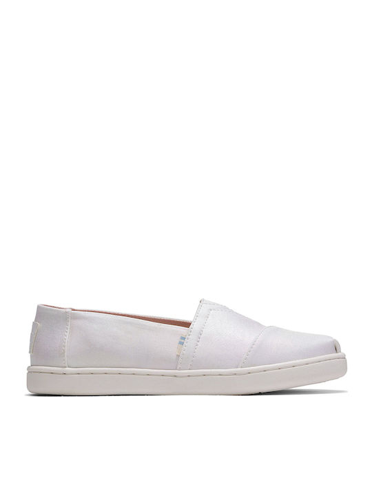 Toms Παιδικές Εσπαντρίγιες Slip-On Λευκές Alpar...