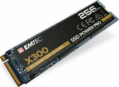 Emtec X300 M2 SSD Power Pro 256GB M.2 NVMe PCI Express 3.0