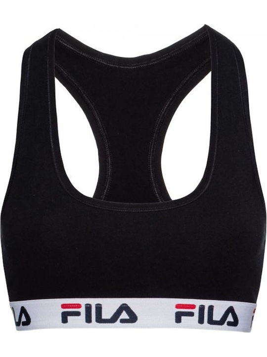 FILA Women's Sports Bra without Padding Black F...
