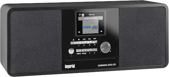 Imperial AV Ηχοσύστημα 2.0 Dabman i200 22-236-00 20W με CD Player, WiFi και Bluetooth Μαύρο