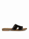 Marco Tozzi Women's Flat Sandals Anatomic in Black Color