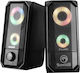 Marvo Scorpion SG-265 2.0 Speakers with RGB 6W Black