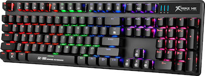Xtrike Me GK-980 Gaming Mechanical Keyboard with Custom Blue switches and RGB lighting (US English)