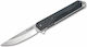 Boker Magnum Japanese Iris Pocket Knife Black in Sheath