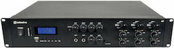 Adastra A6 Integrated Commercial Amplifier 6 Channels 200W/4Ω 100W/8Ω Equipped with USB/FM/Bluetooth Black